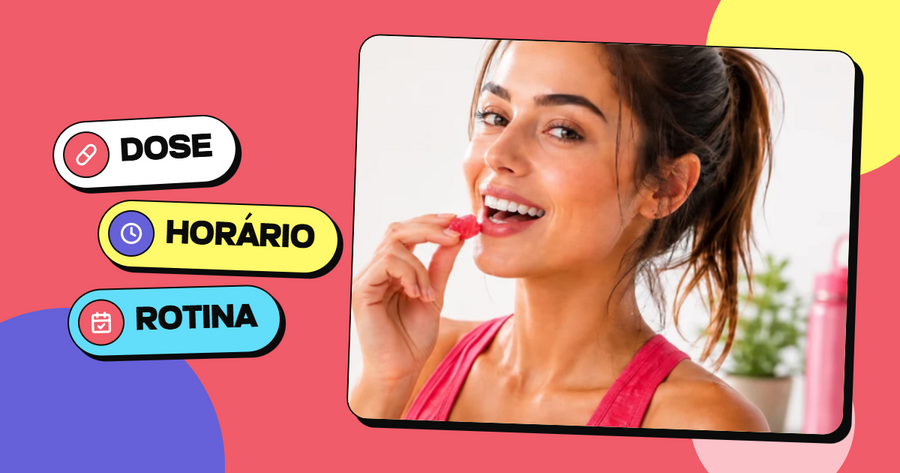 Como tomar creatina em goma: dose, horário e rotina para não errar